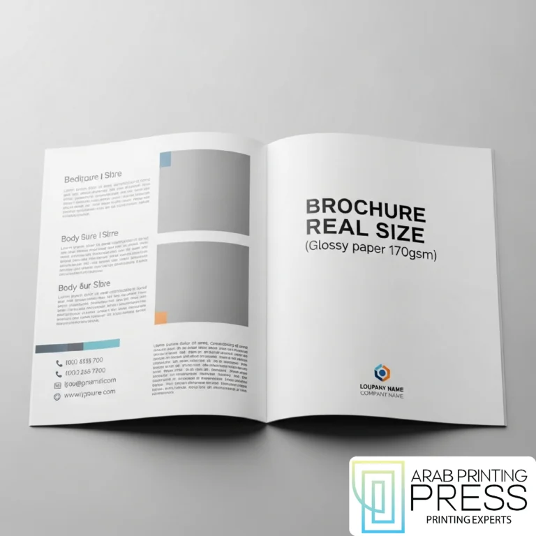 Brochure Real Size (Glossy paper 170gsm)