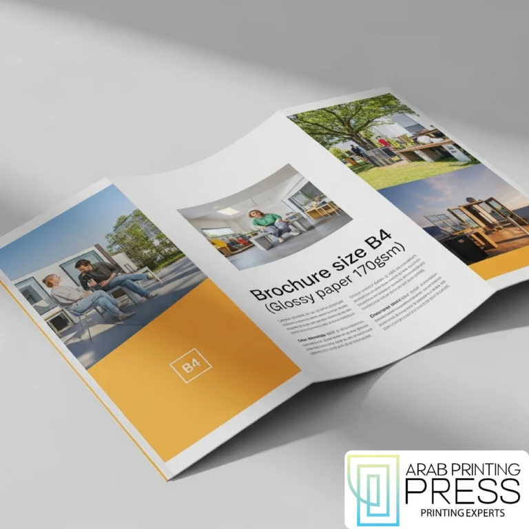 Brochure size B4 (Glossy paper 170gsm)