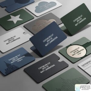 Custom Die Cut Spot UV Matt Lamination 400gsm