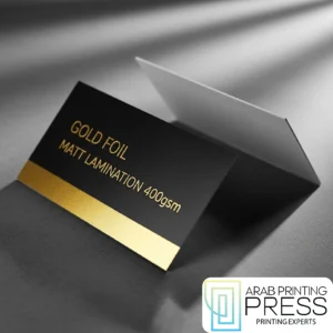 Gold Foil Matt Lamination 400gsm