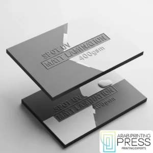 Spot UV Matt Lamination 400gsm