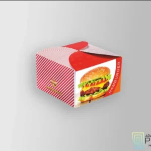 Simple Burger Box for printing