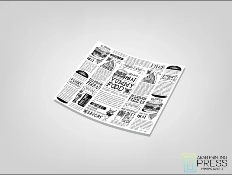 Table Mat - 1 or 2 Color (Economy Paper) for printing