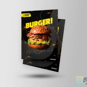 Flyer Real Size (Glossy paper 200gsm) for printing