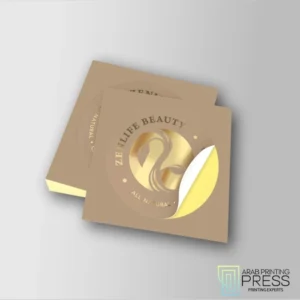 Custom Die Cut Gold Foil Sticker Glossy Lamination 80 gsm for printing