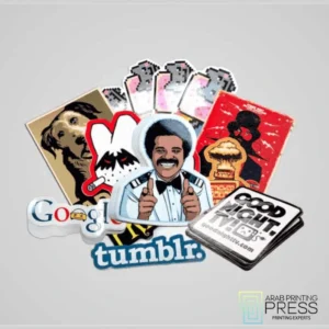 Custom Die Cut Sticker Glossy Lamination 80gsm for printing