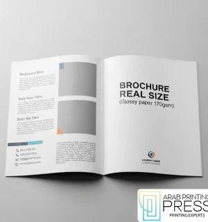 Brochure Real Size (Glossy paper 170gsm)
