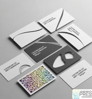 Custom Die Cut Matt Lamination 400gsm