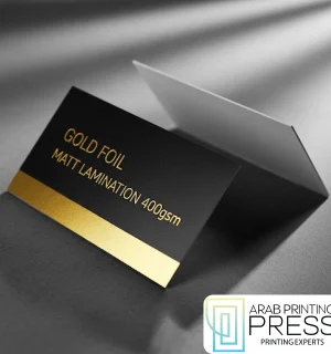 Gold Foil Matt Lamination 400gsm