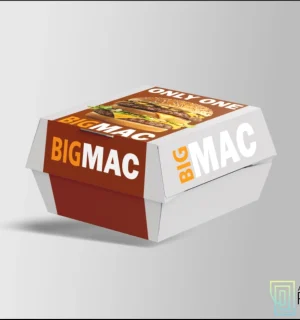 Pearl Burger Box printed