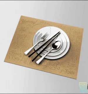 Table Mat - 1 or 2 Color (Glossy 135gsm) for printing