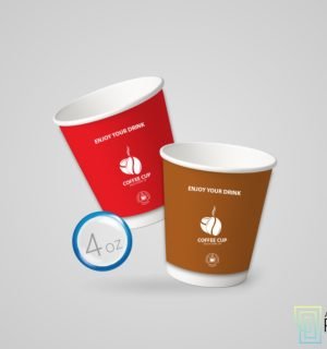 Paper Cup 4oz (120cc) - Double Wall for printing