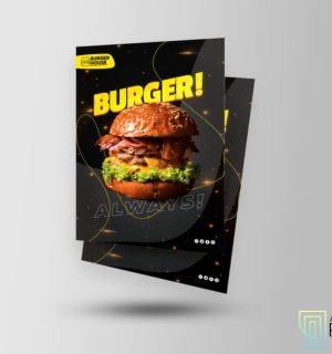 Flyer Real Size (Glossy paper 200gsm) for printing