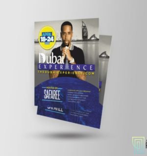 Flyer Real Size (Glossy paper 115gsm) for printing