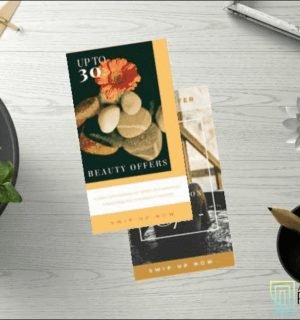 Flyer DL (Wood Free paper 100gsm) for printing