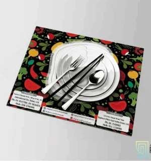 Table Mat - 4 Color (Wood free 100gsm) for printing